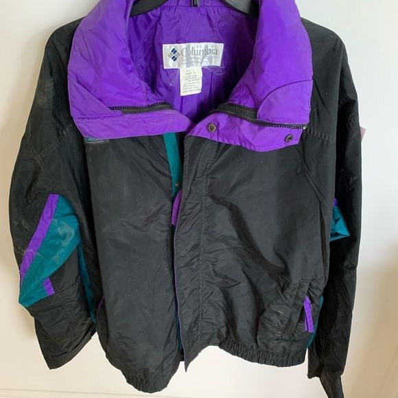 Vtg Columbia Bugaboo Jacket size L Black - Picture 2 of 4